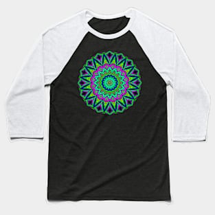 Illusion Mandala Baseball T-Shirt